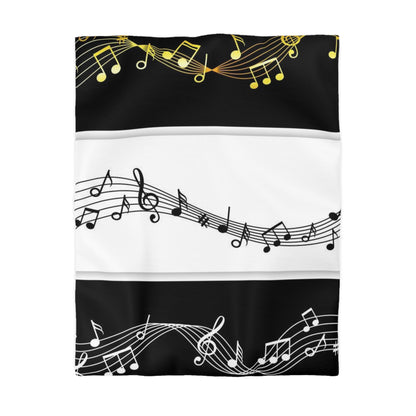 Microfiber Duvet Cover Music