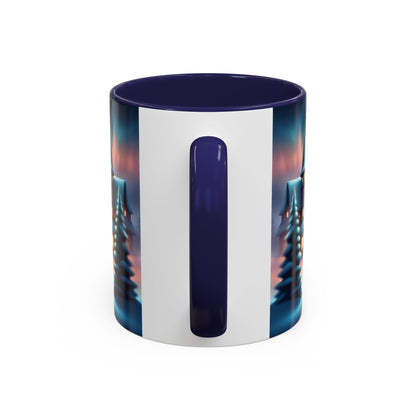 Accent Coffee Mug Winter Scenery Christmas