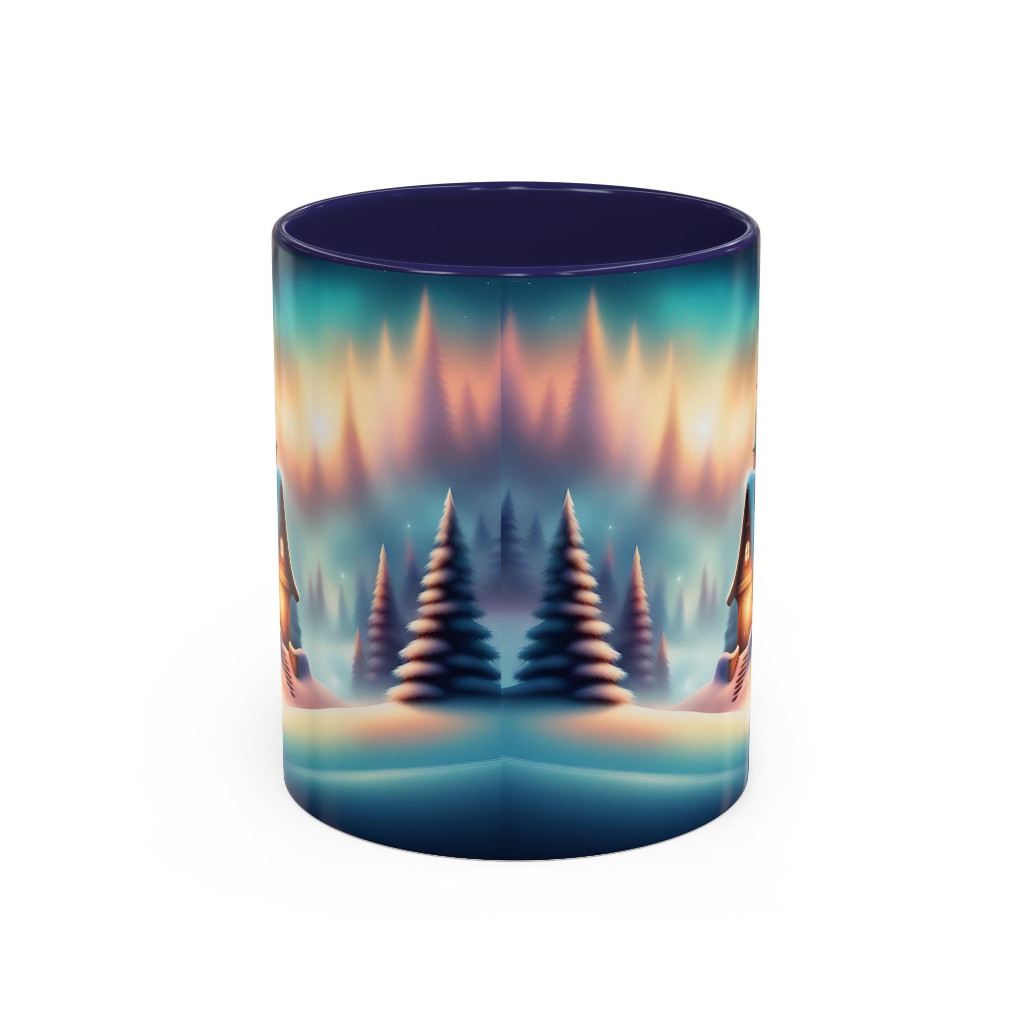 Accent Coffee Mug Winter Scenery Christmas