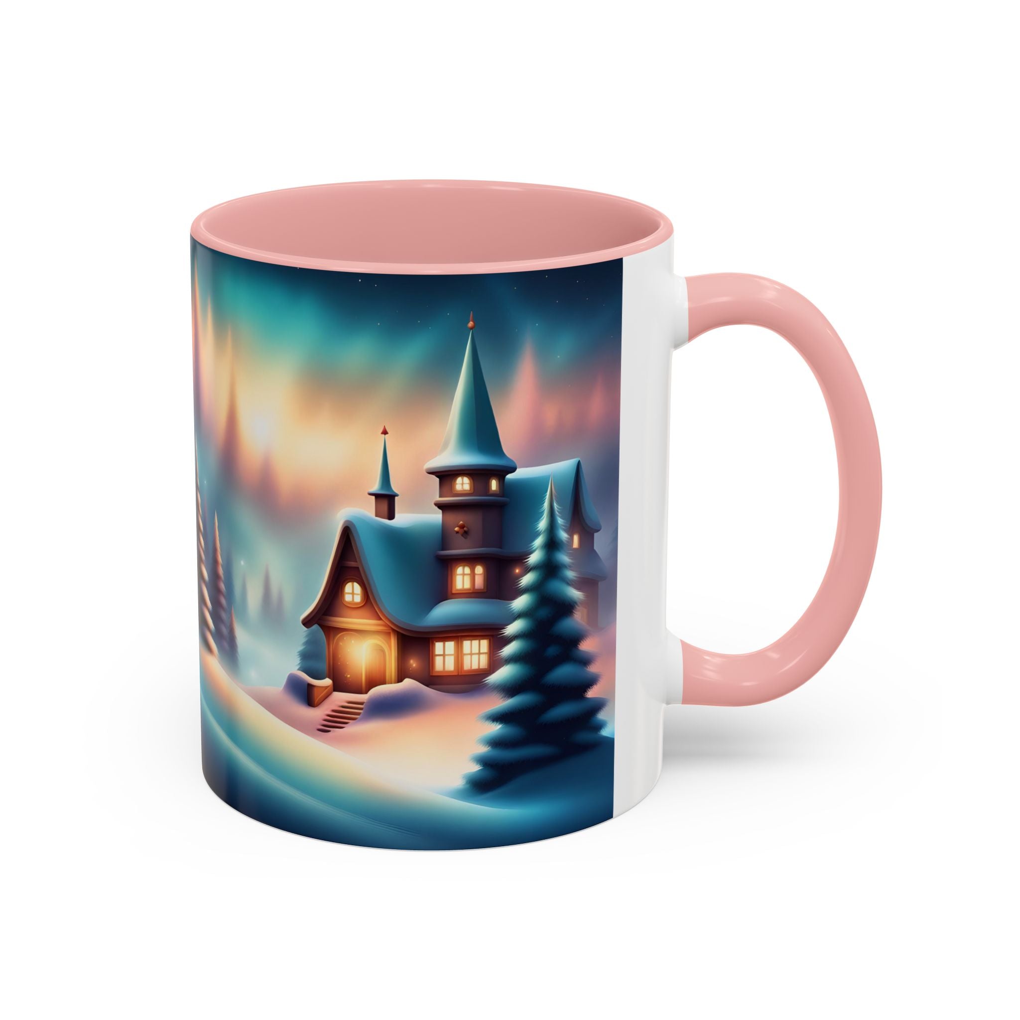 Accent Coffee Mug Winter Scenery Christmas