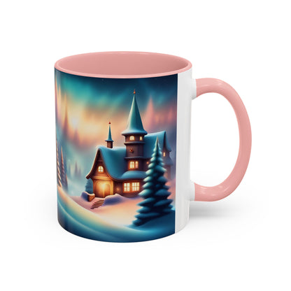 Accent Coffee Mug Winter Scenery Christmas