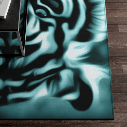 Dornier Rug Tiger , Smaragd green color