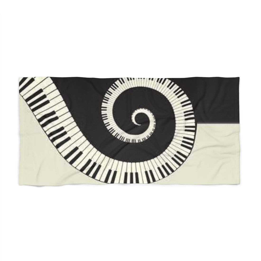 Beach Towel piano keys design