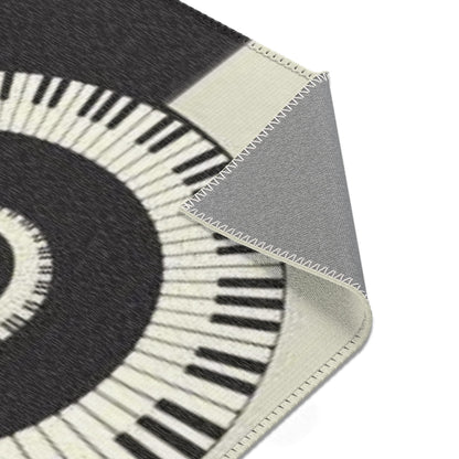 Area Rug Piano keyboard