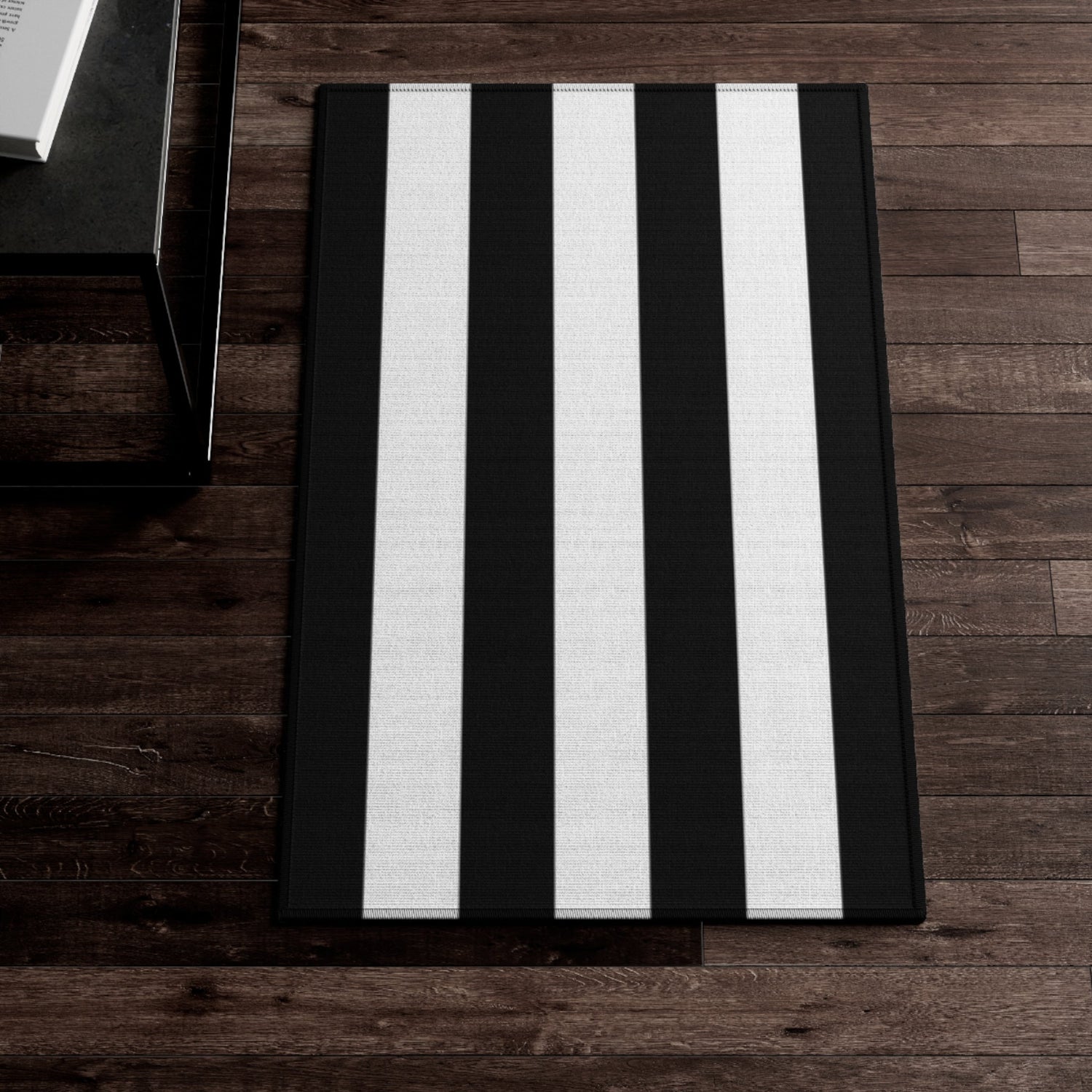 Dornier Rug Black and White stripes