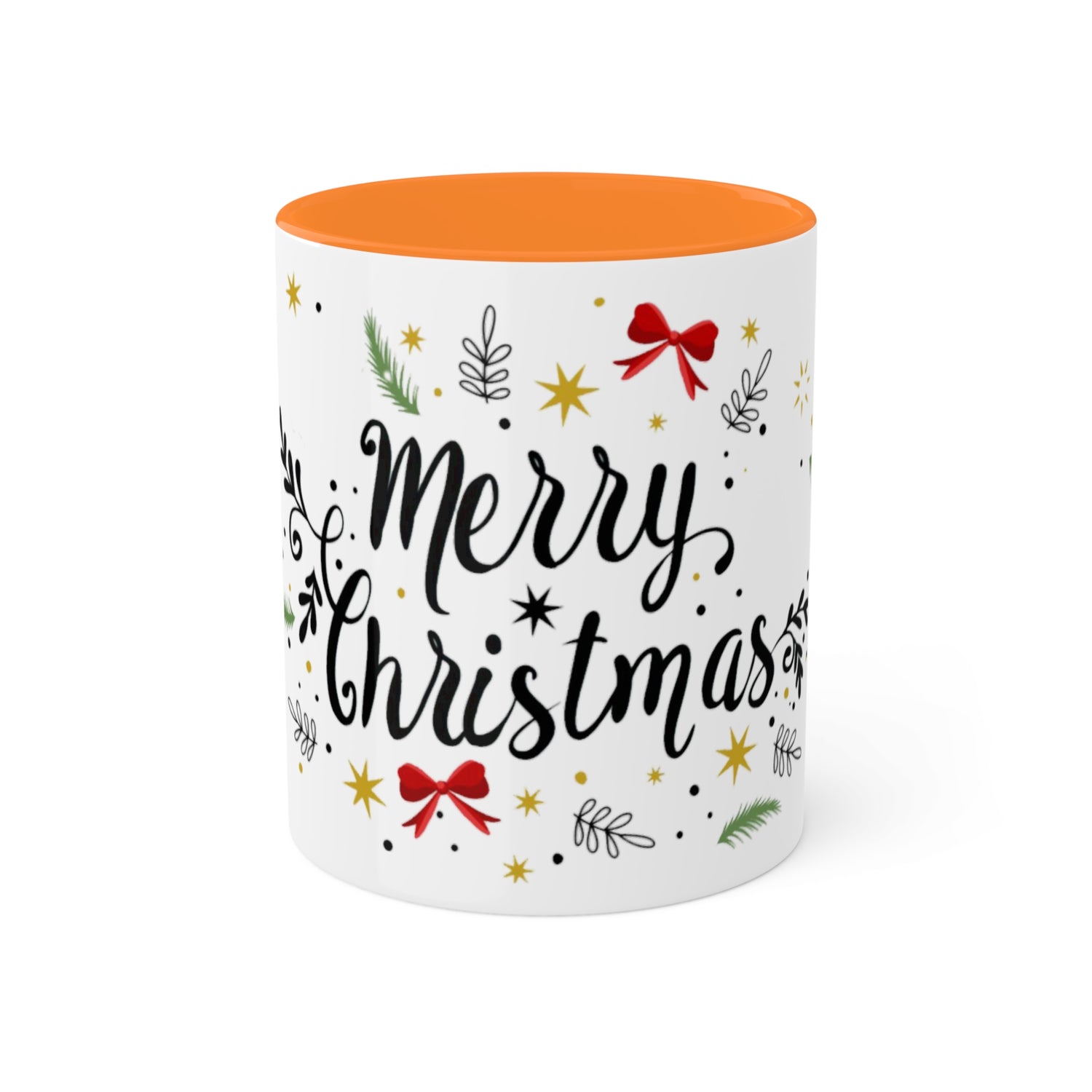 Merry Christmas Colorful Mugs, 11oz