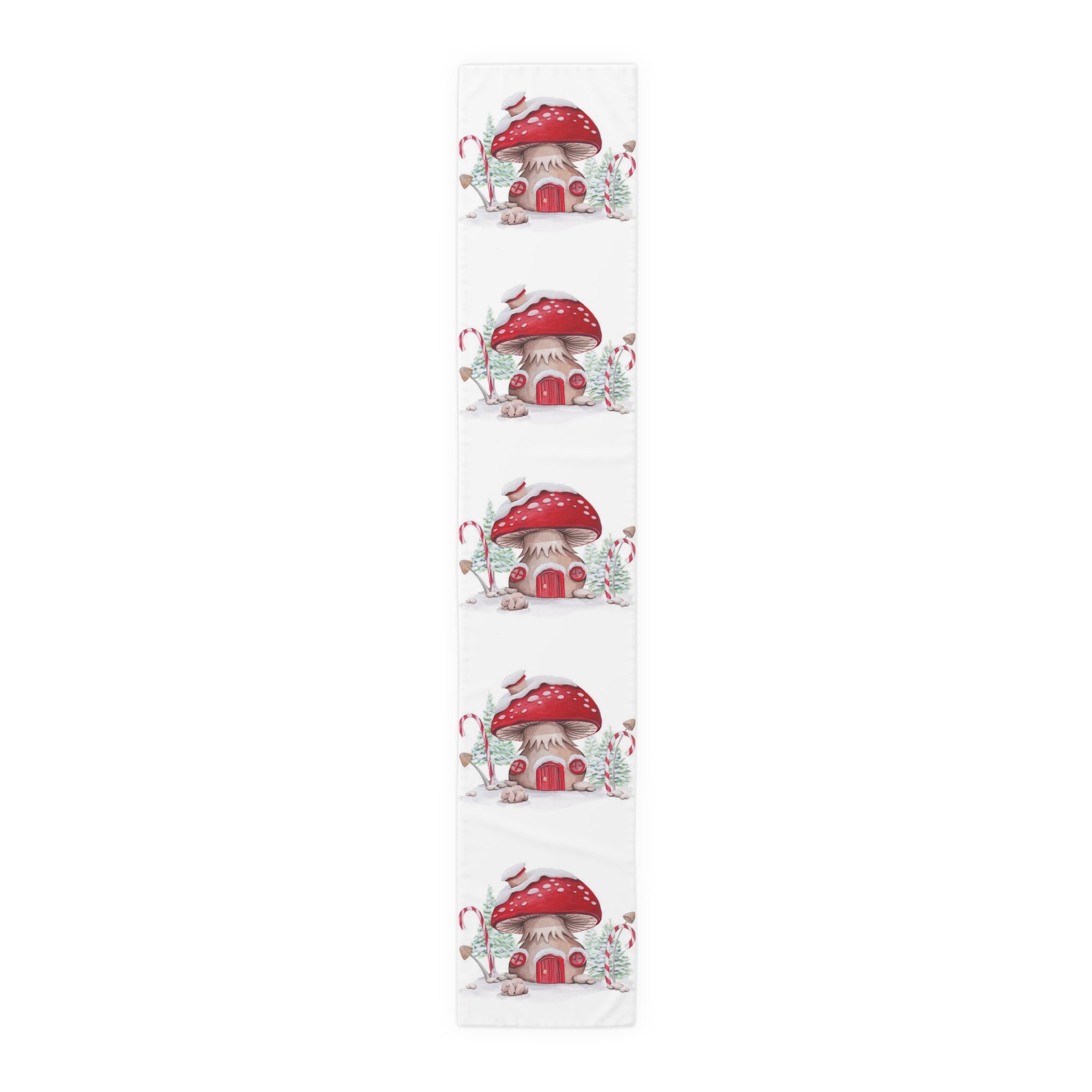 Table Runner (Cotton, Poly) Christmas decoration Mushrooms