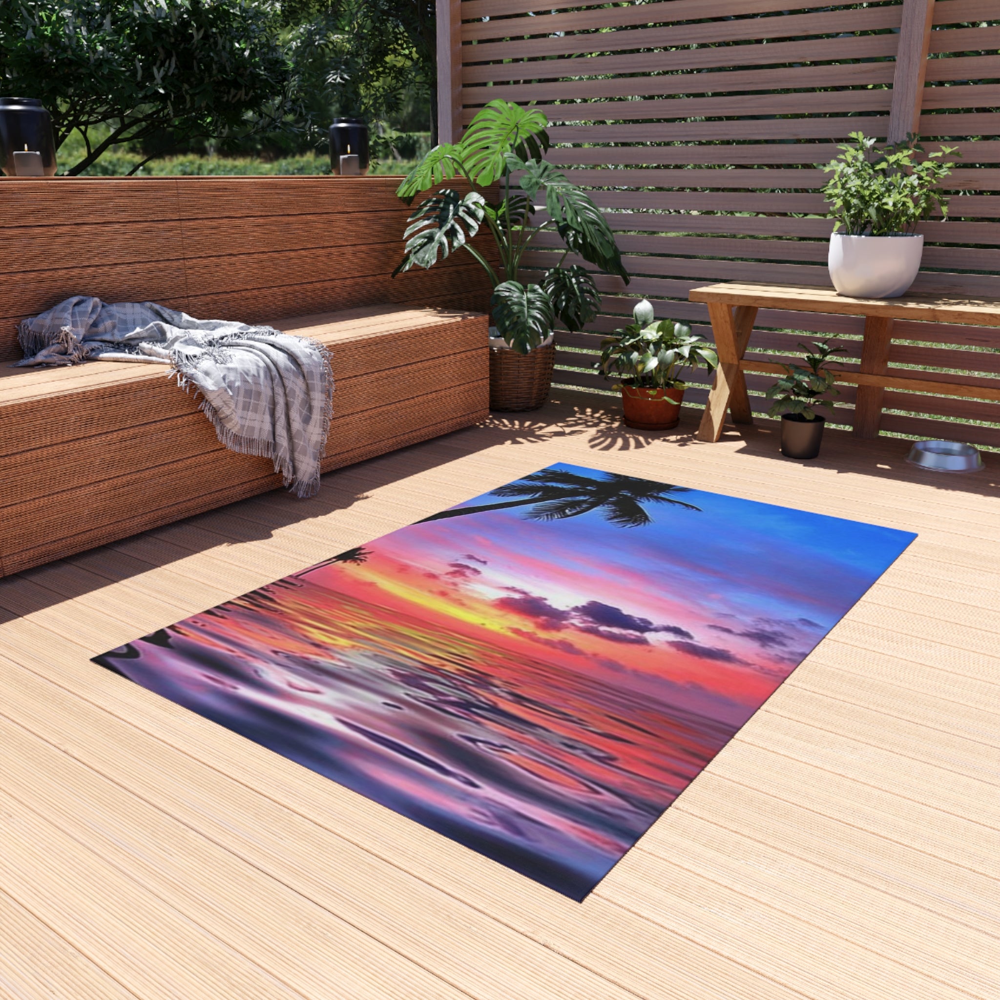 Outdoor Rug Sunset