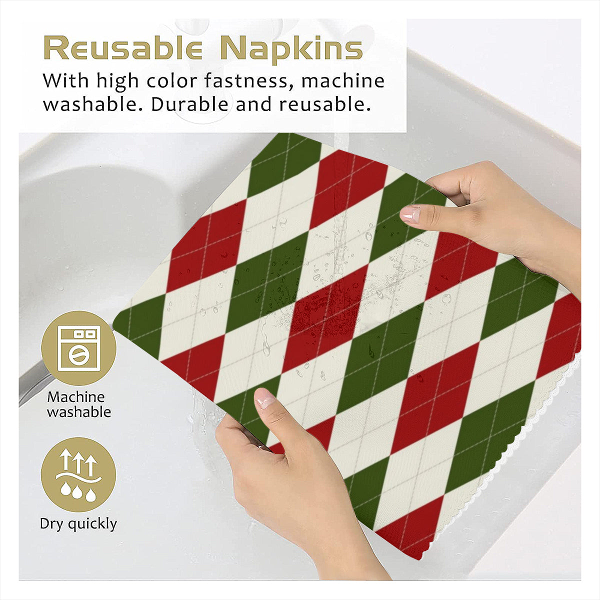 Napkins xmas decor