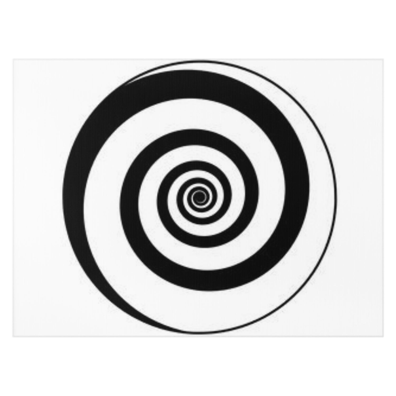 Dornier Rug Black and White circle