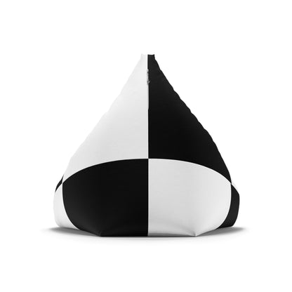 Bean Bag Chair Cover Black and White