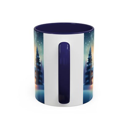 Accent Coffee Mug Winter Scenery