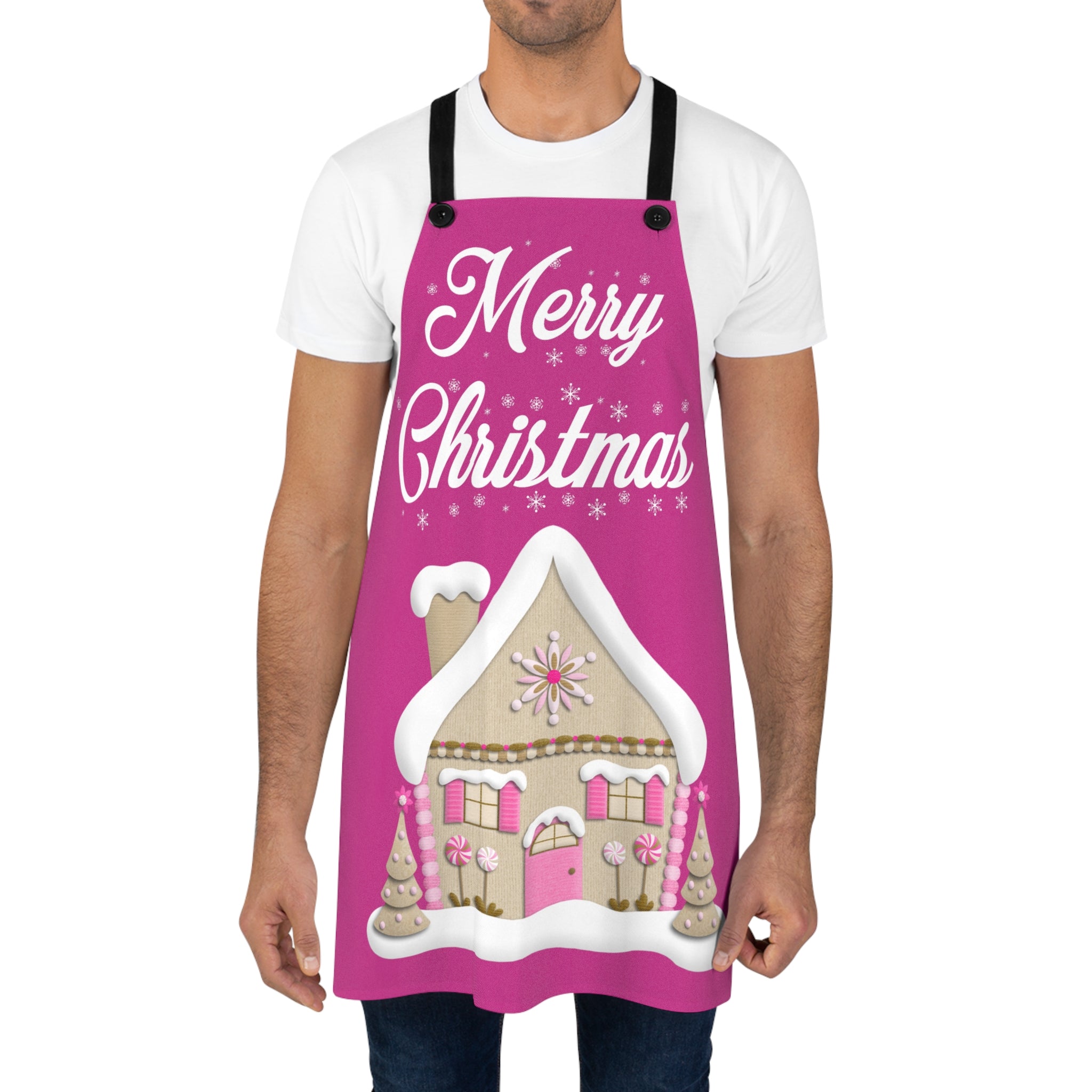 Apron Candy House Merry Christmas