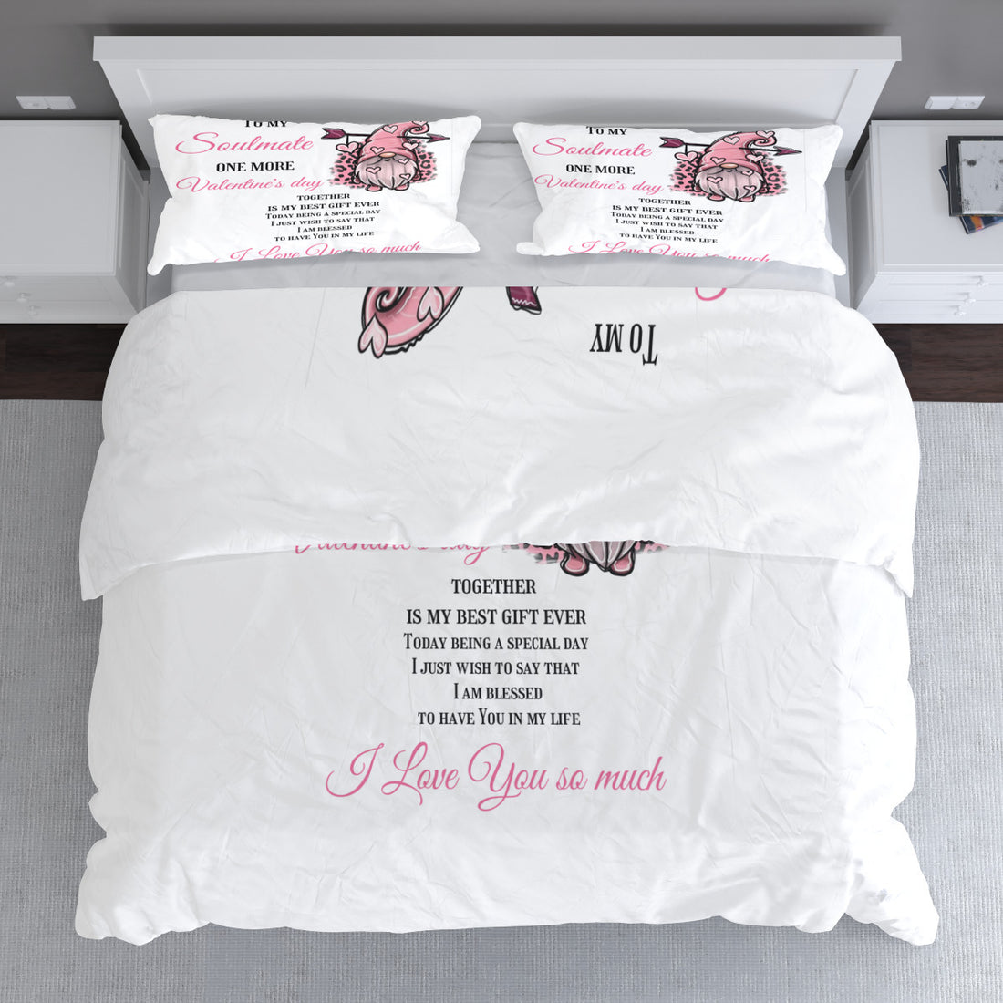 Multi-Size Printed Duvet Cover 3-Piece Set (Double-Sided Printing)｜ Polyester