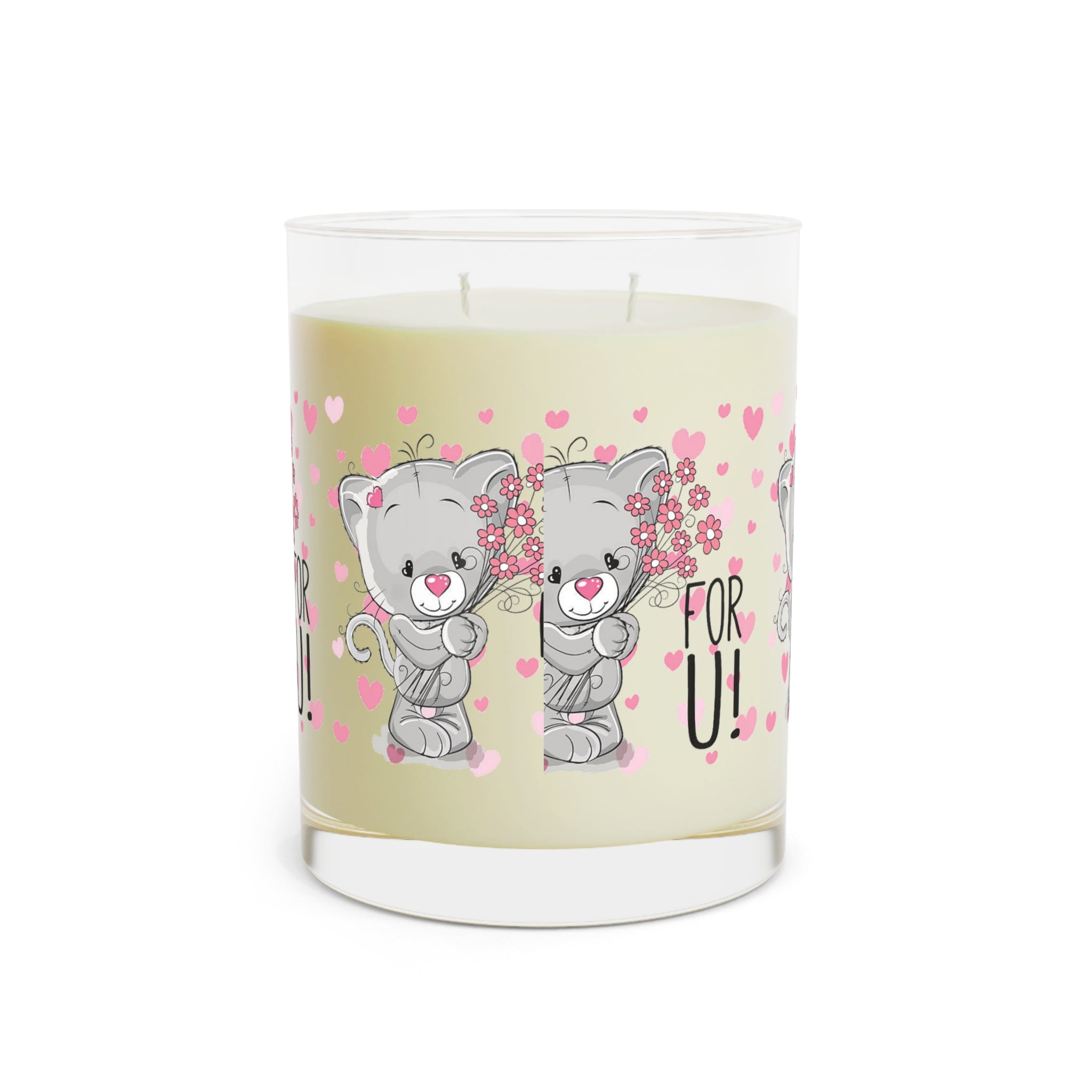 Scented Candle - Full Glass For U, Valentine&