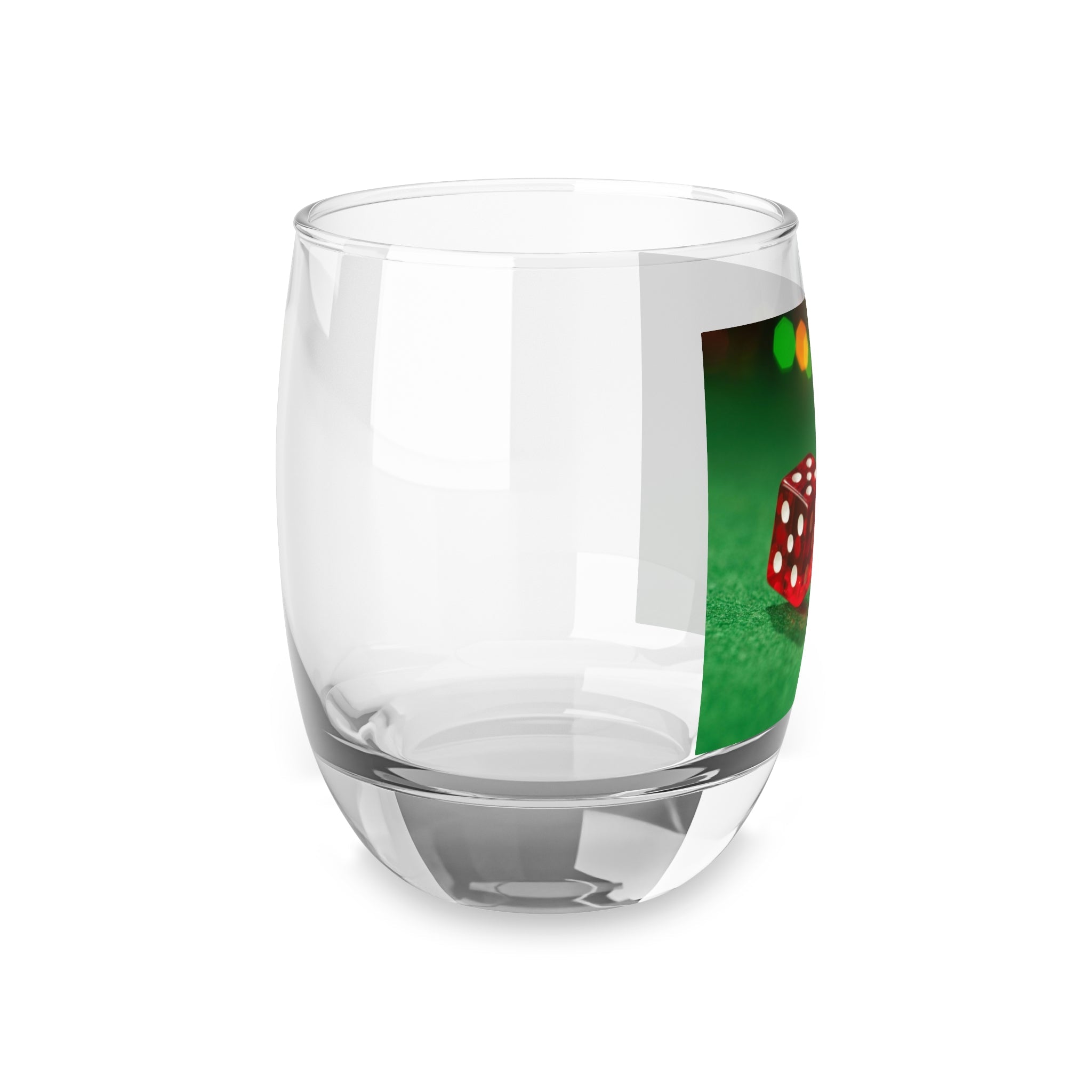 Whiskey Glass Two dices