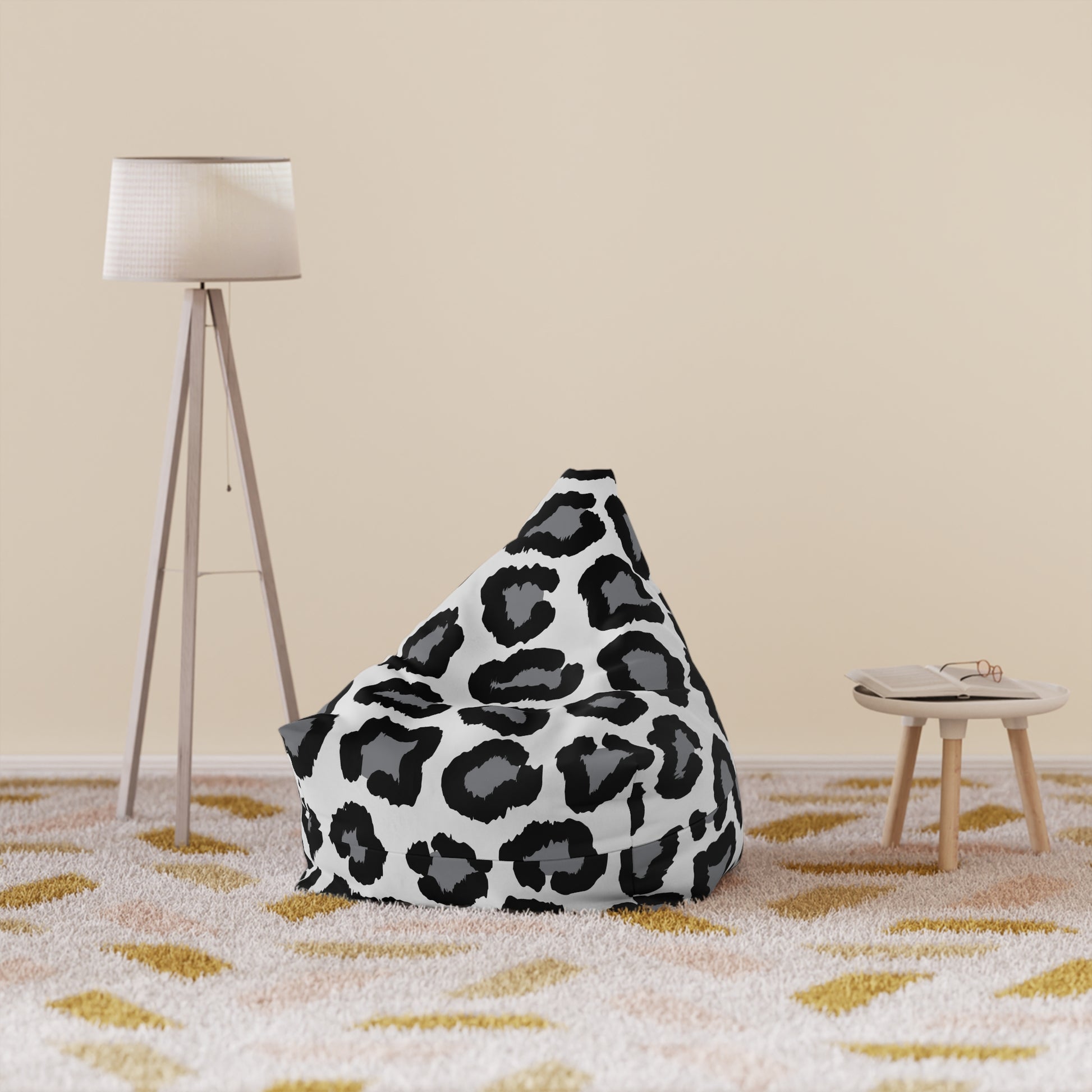 Bean Bag Chair Cover Leopard Print - HomeClothesJewelry