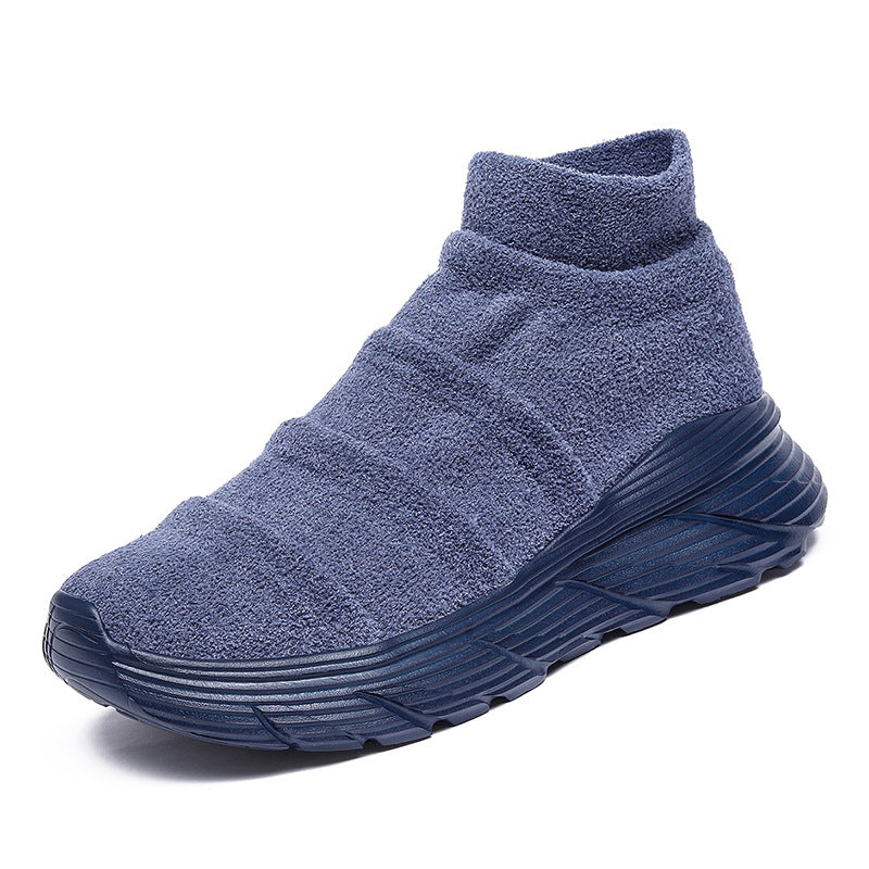 Flyknit Socks, Shoes, One Step Stepping, Mesh Shoes, Large Couple Shoes, Breathable, Lightweight, Men's Casual Sports