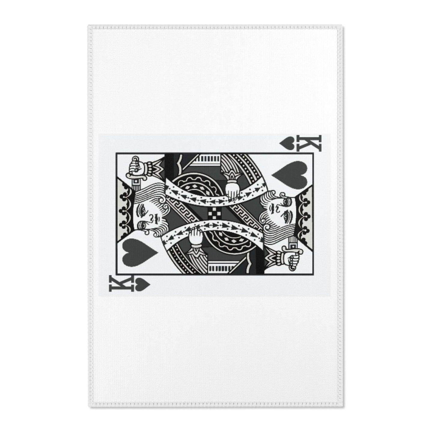 Area Rug King card black and white, home decoration, modern home Home-clothes-jewelry