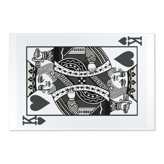 Area Rug King card black and white, home decoration, modern home Home-clothes-jewelry