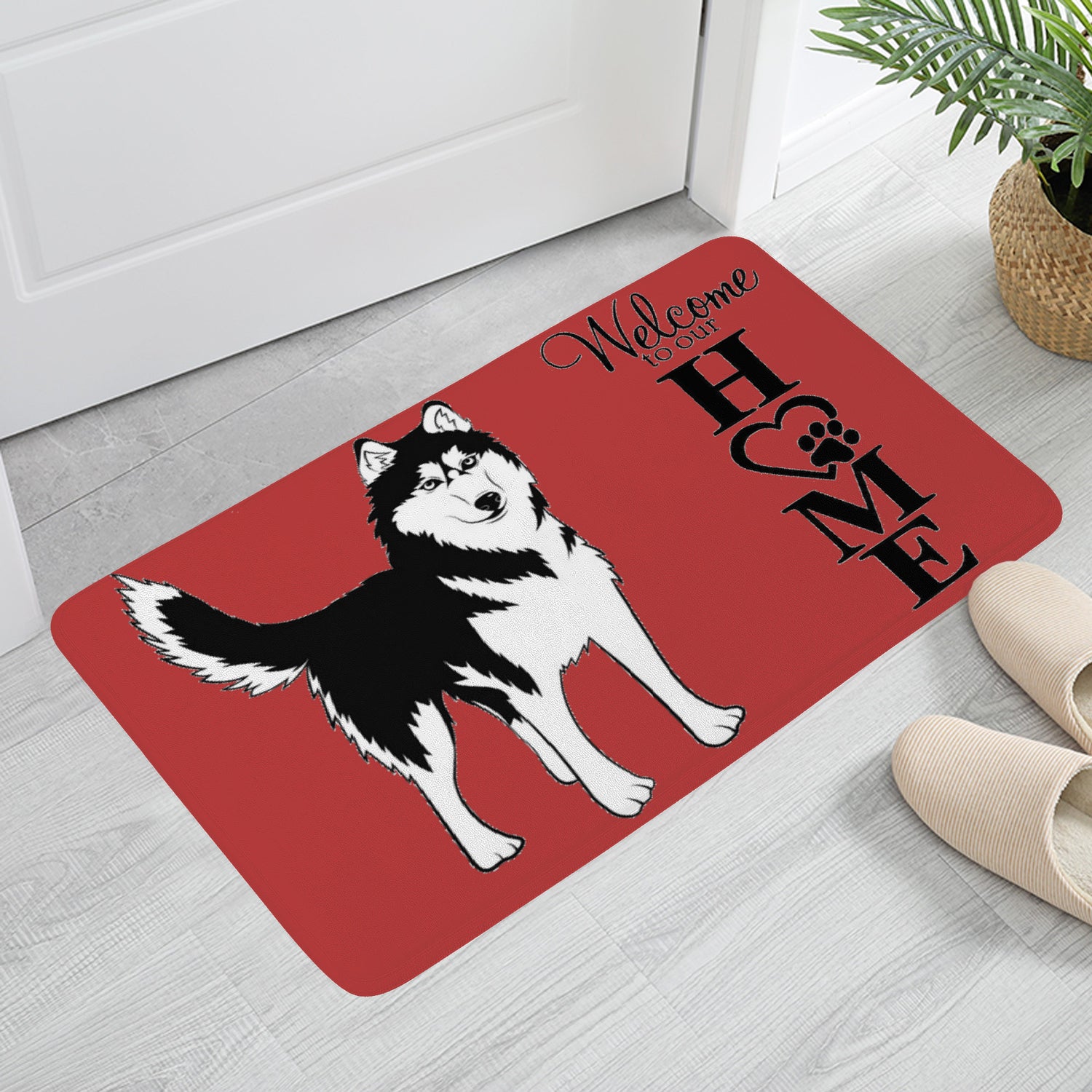 Doormats Husky Welcome to our home