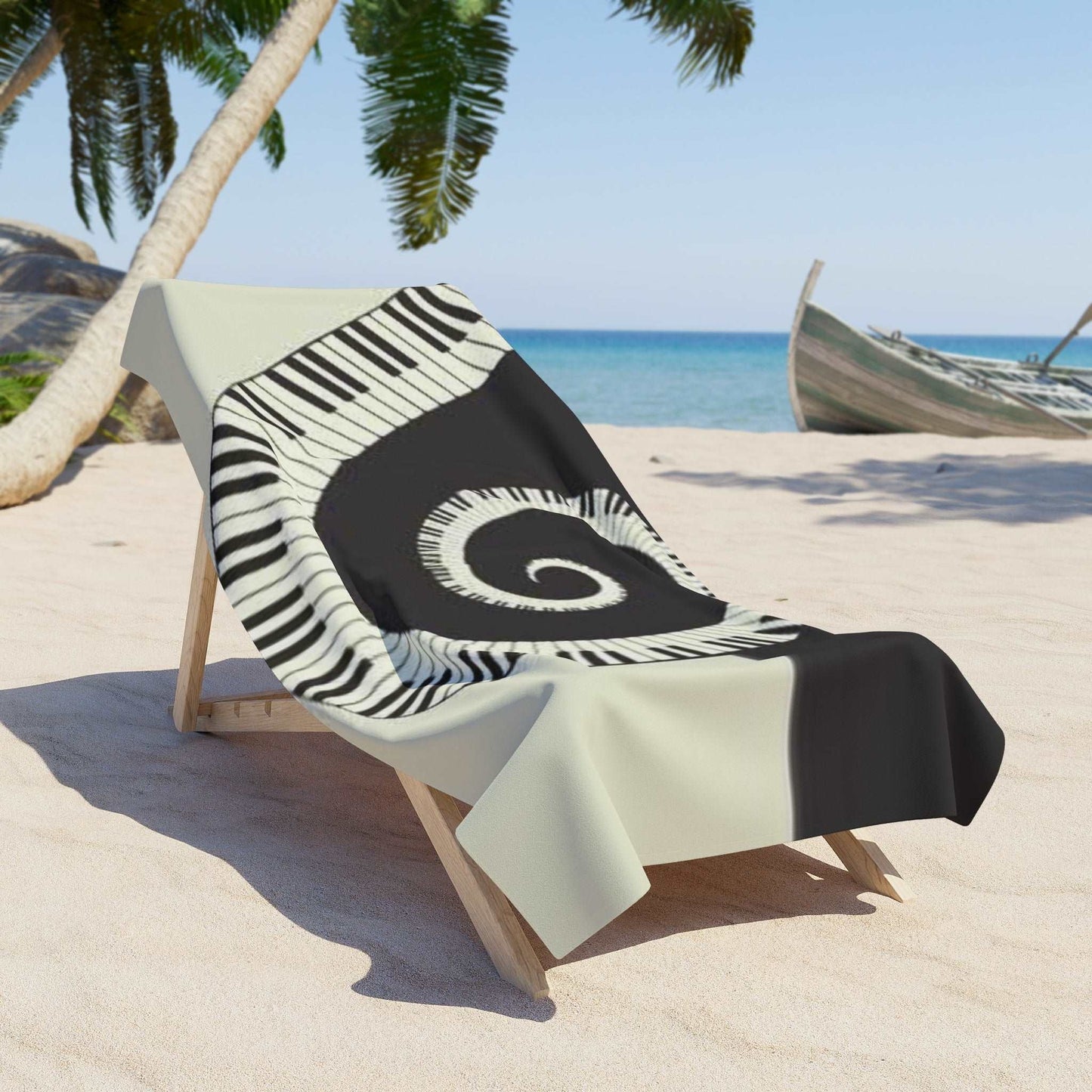 Beach Towel piano keys design Home-clothes-jewelry