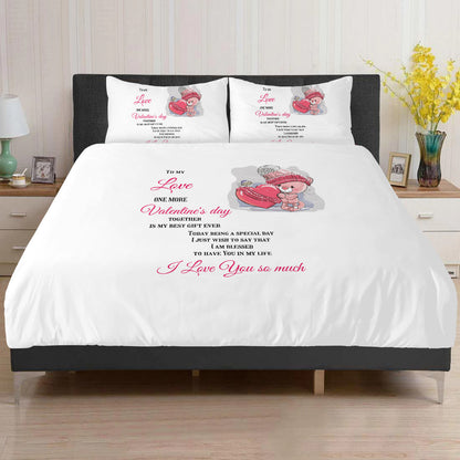 Bedding To my Love, Valentine's Day gift idea Home-clothes-jewelry
