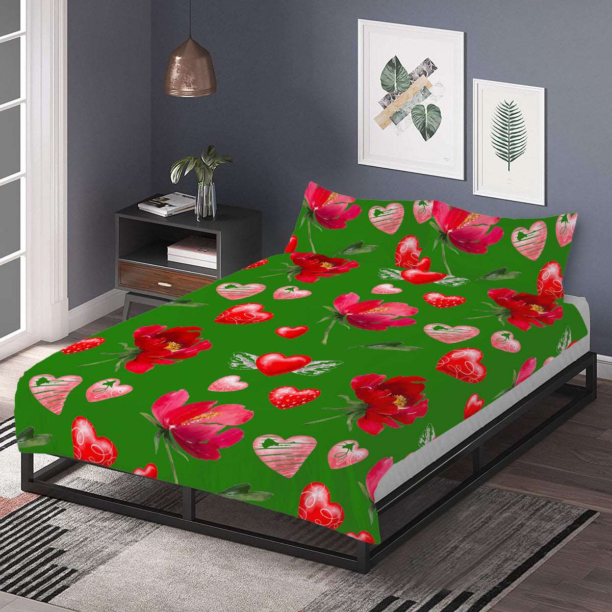Bedding Valentine Green Home-clothes-jewelry