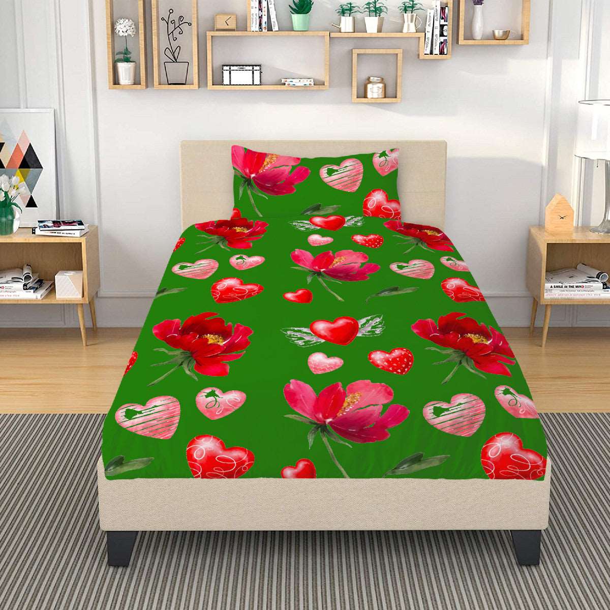 Bedding Valentine Green Home-clothes-jewelry