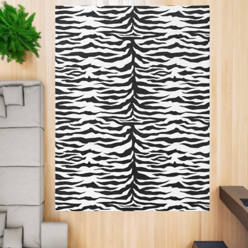 Black White Tiger Rug 12' x 9' Home-clothes-jewelry