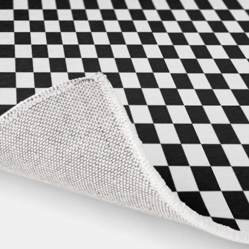 Black White pattern Rug 12'x9' Home-clothes-jewelry