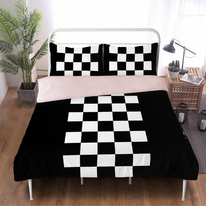 Black with black and white Bedding, Modern bedding decoration Home-clothes-jewelry