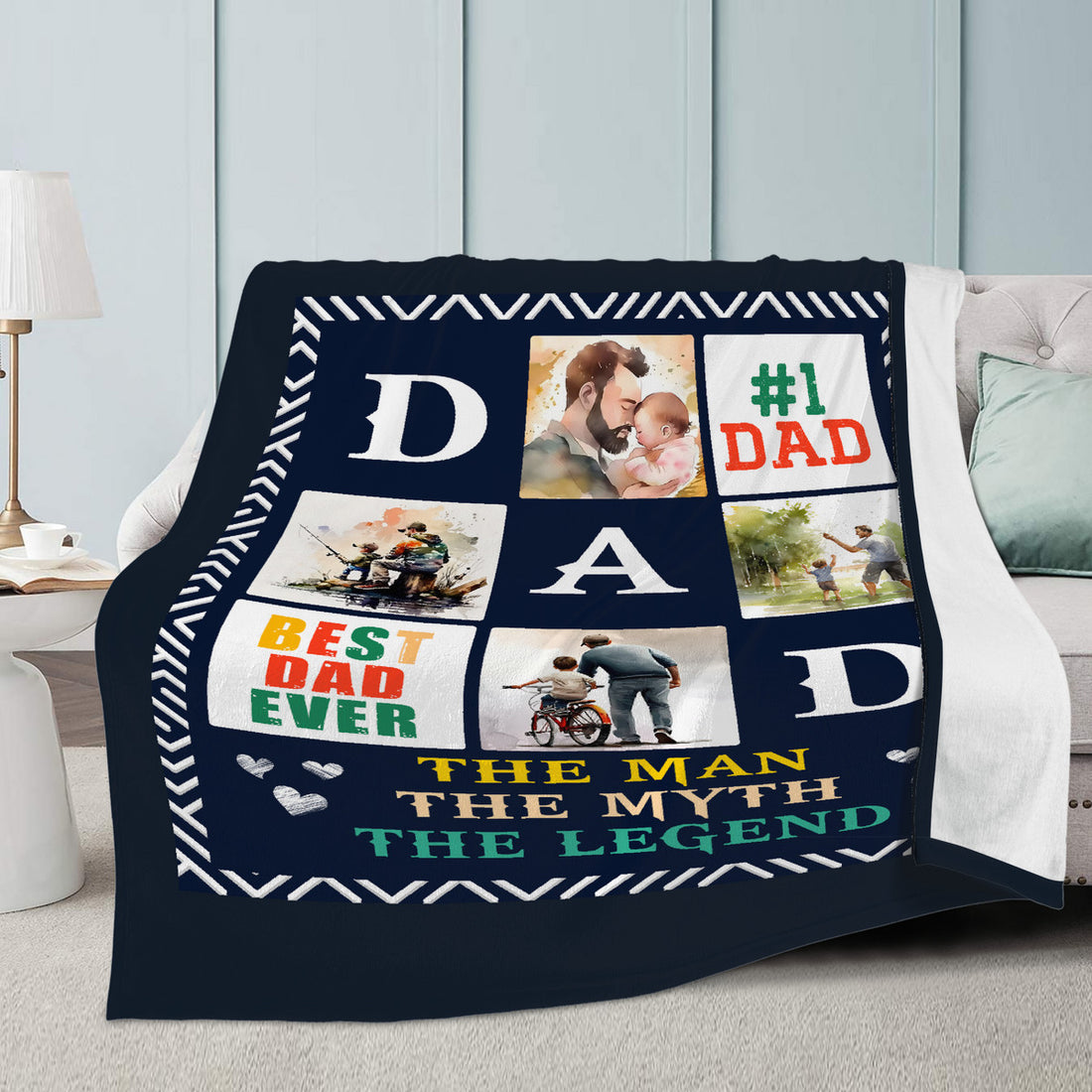 Blanket Dad, gift idea for Father&