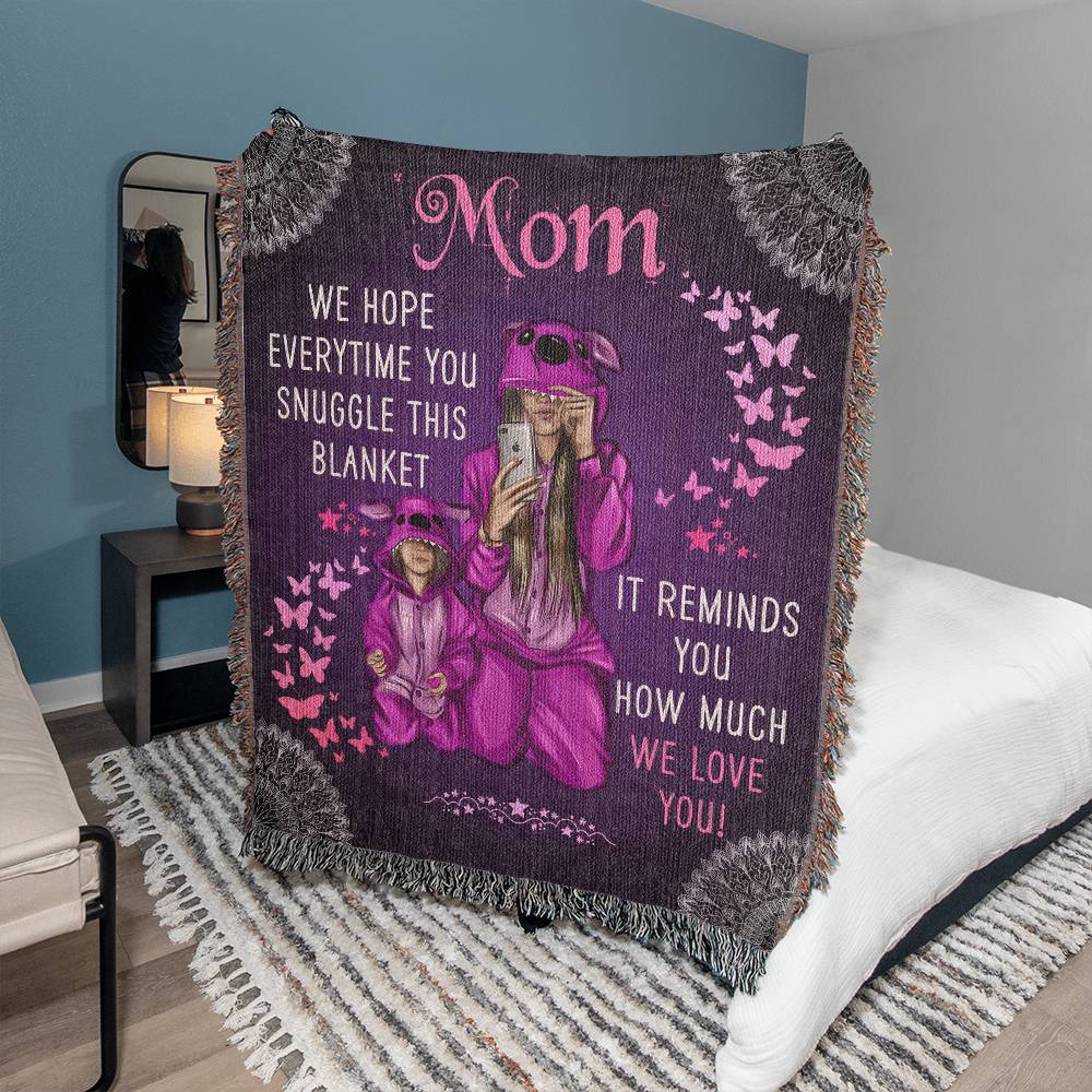Blanket Mom We love You Home-clothes-jewelry