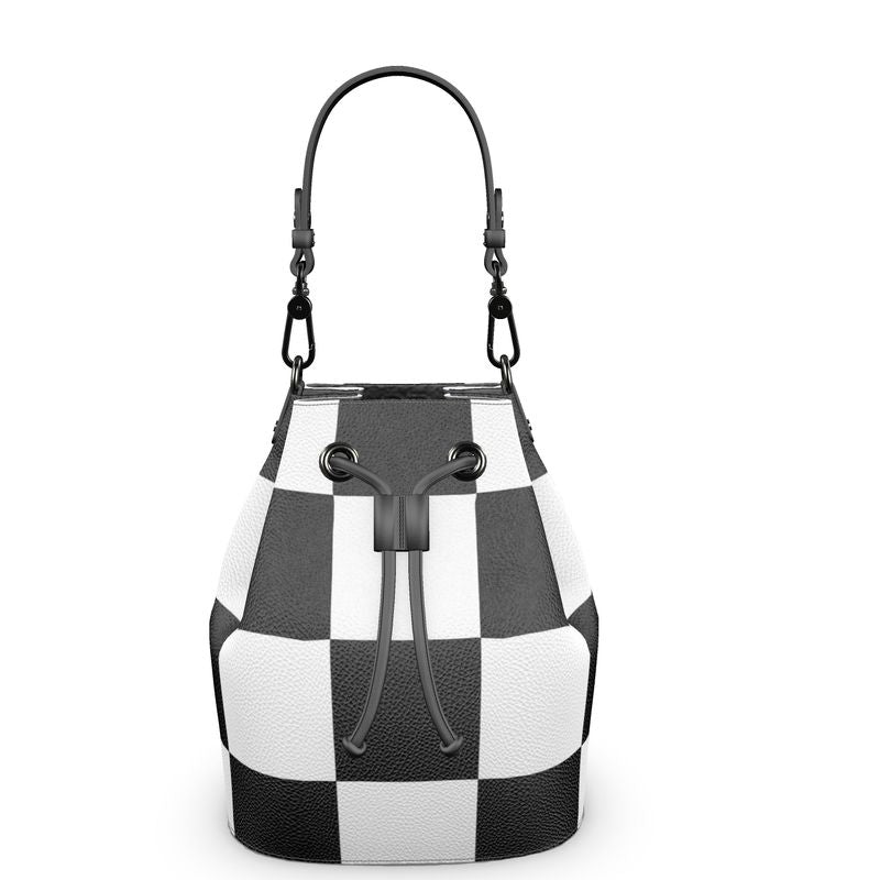 Bucket Bag black and white Home-clothes-jewelry