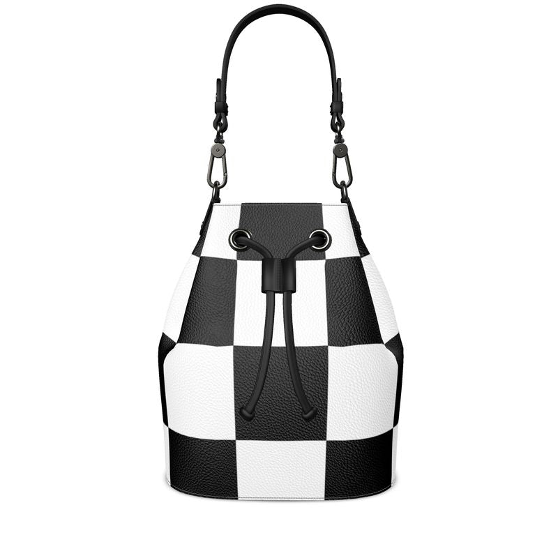 Bucket Bag black and white Home-clothes-jewelry