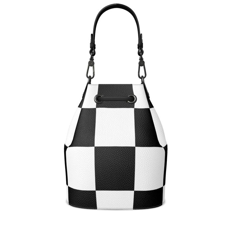 Bucket Bag black and white Home-clothes-jewelry