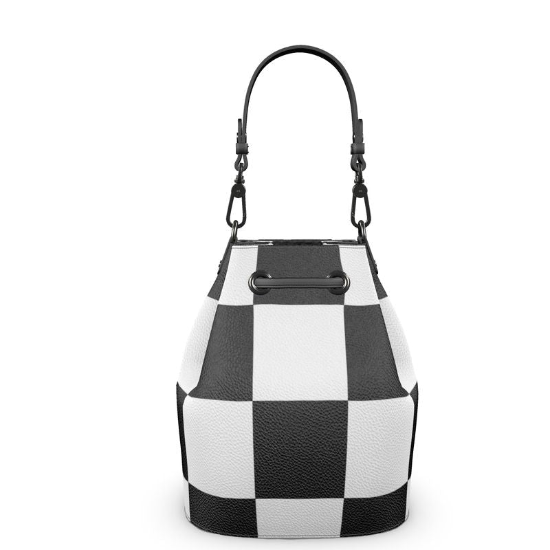 Bucket Bag black and white Home-clothes-jewelry