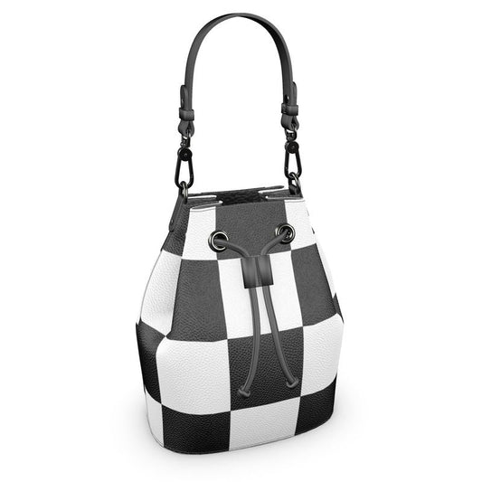 Bucket Bag black and white Home-clothes-jewelry