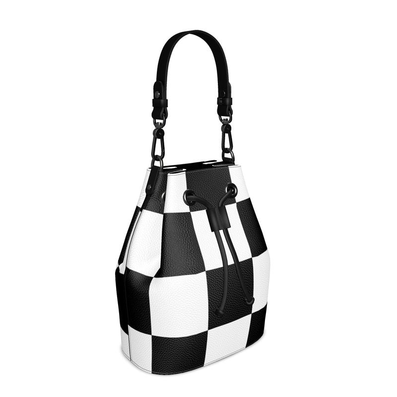 Bucket Bag black and white Home-clothes-jewelry