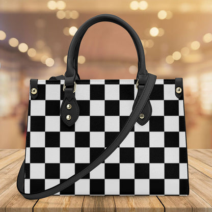 Luxury Women PU Tote Bag - Black