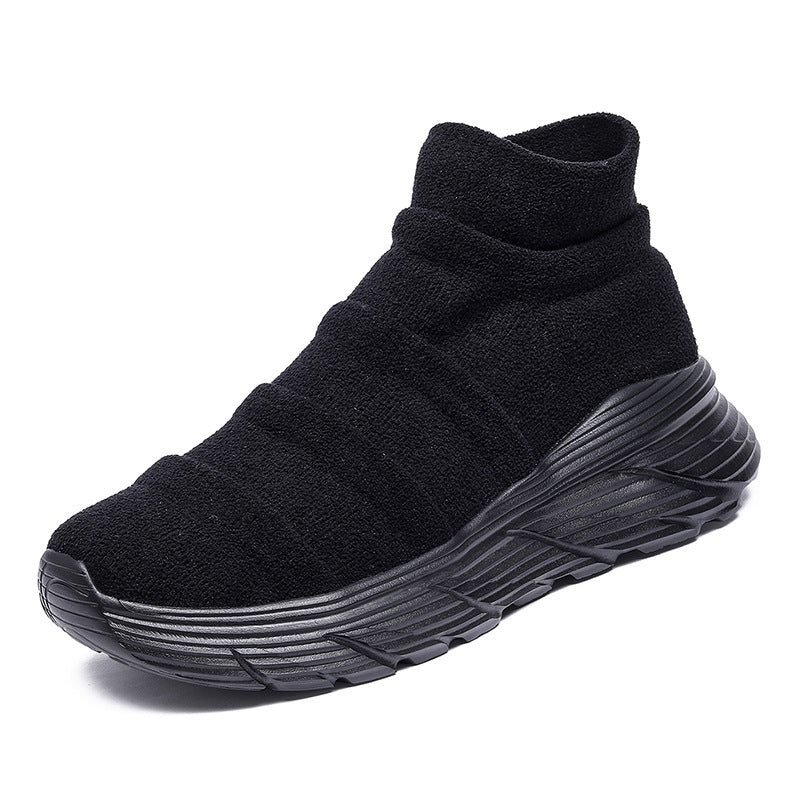 Flyknit Socks, Shoes, One Step Stepping, Mesh Shoes, Large Couple Shoes, Breathable, Lightweight, Men's Casual Sports