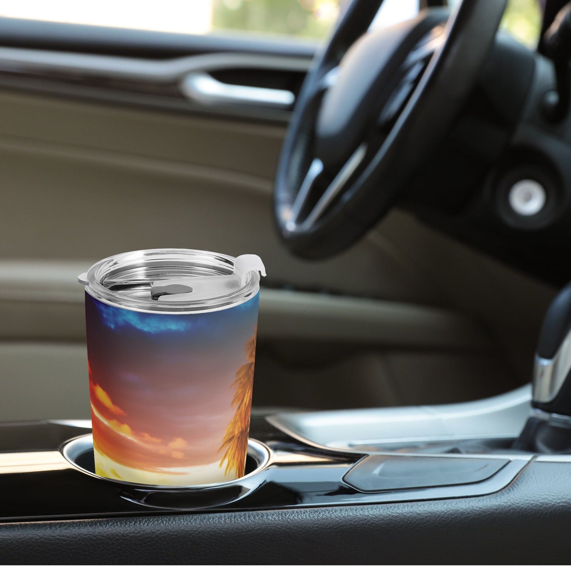 Car Cup Sunset, Tumbler Home-clothes-jewelry