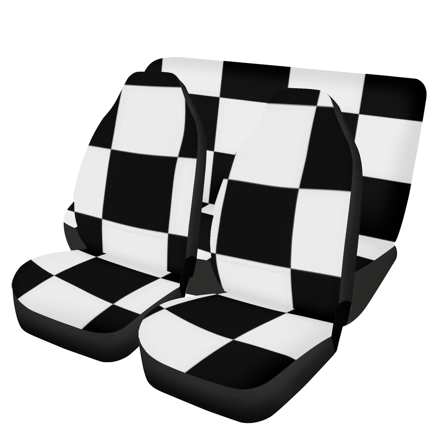 Car Seat Cover Set Black and White Home-clothes-jewelry