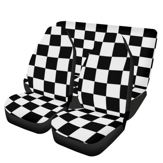 Car Seat Cover Set Black and White Home-clothes-jewelry