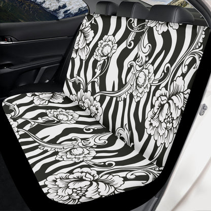 Car Seat Cover Set roses decoration black and white Home-clothes-jewelry