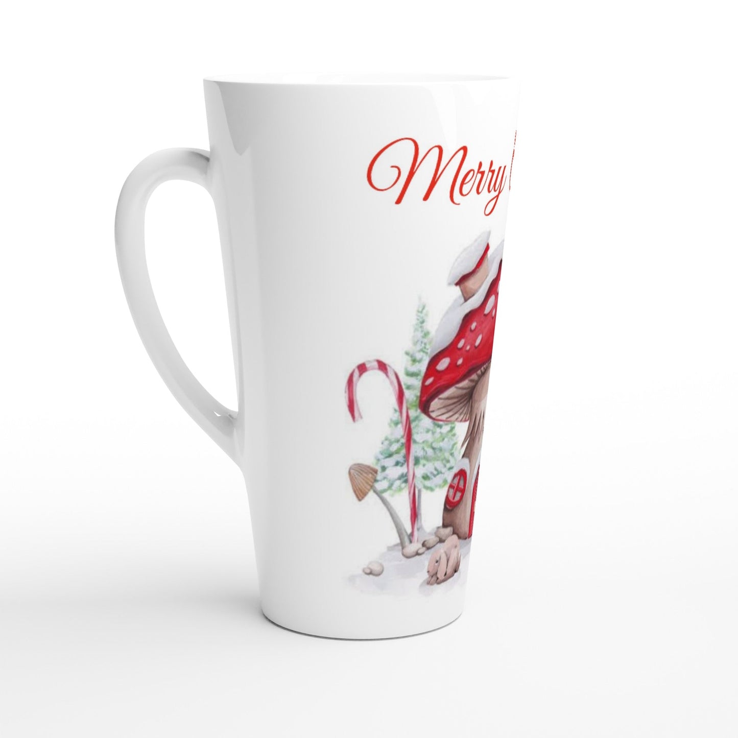 Celebrate the Season with Warmth: Merry Christmas White Latte 17oz Ceramic Mug! Home-clothes-jewelry