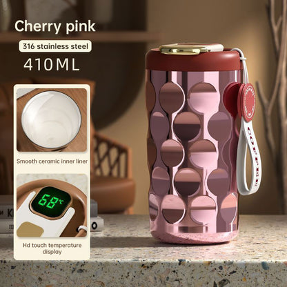 Ceramic Coffee Cup Stainless Steel Portable Intelligent Vacuum Mug Home-clothes-jewelry