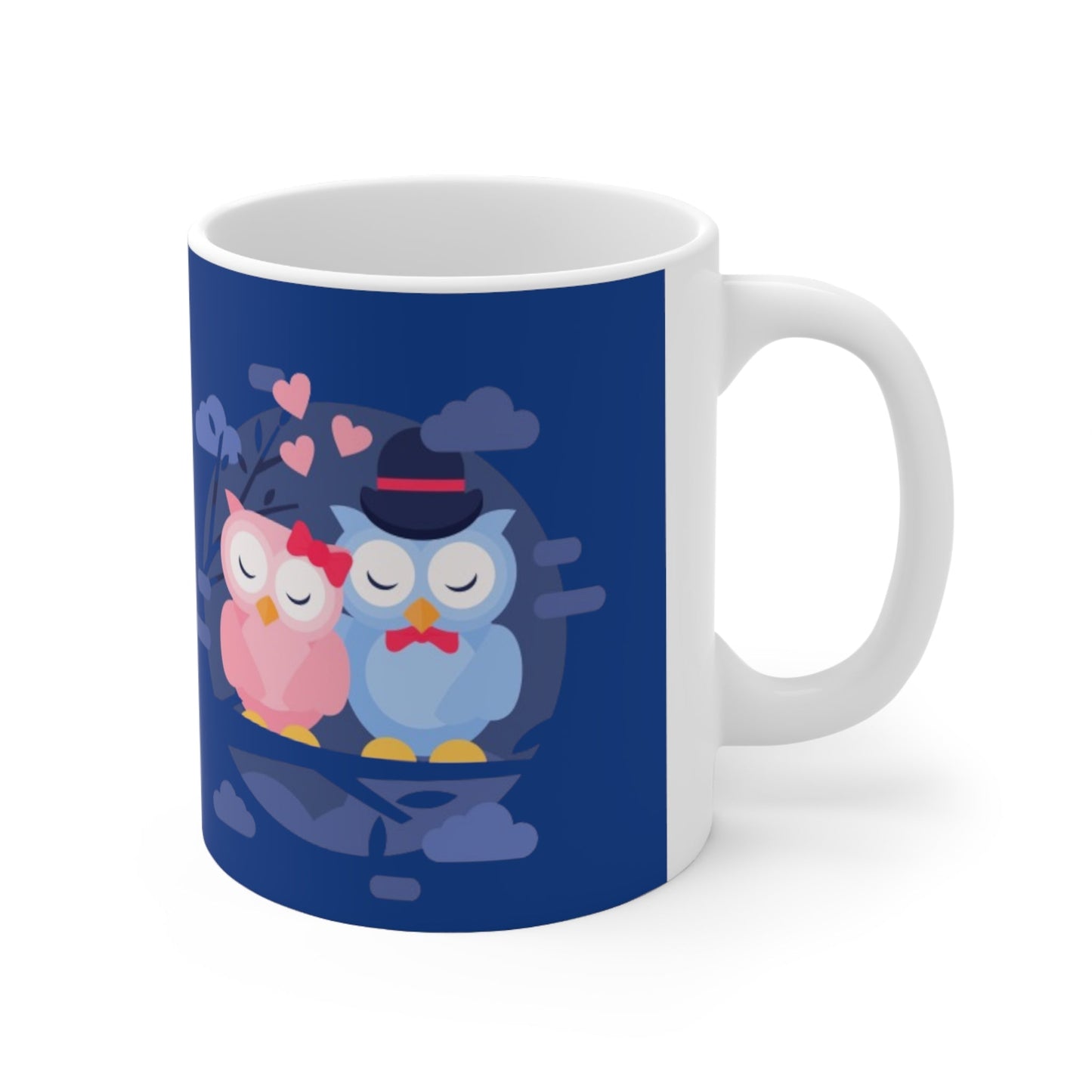 Ceramic Mug Owls in Love, Valentine's gift idea Home-clothes-jewelry