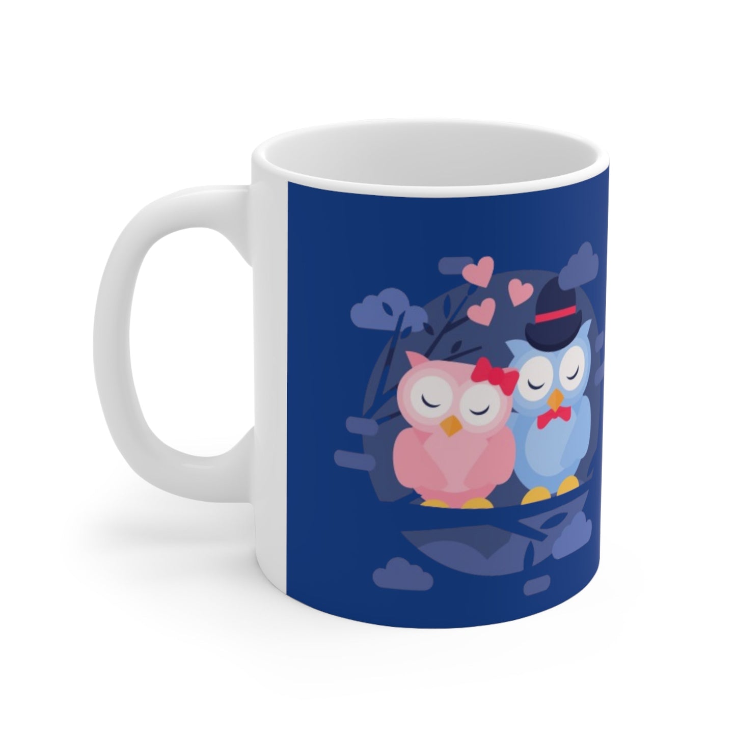 Ceramic Mug Owls in Love, Valentine's gift idea Home-clothes-jewelry